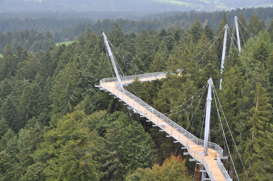 Hängebrückenkonstruktion des Pfades (© skywalk allgäu)