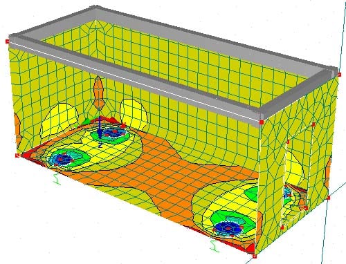 Garaje prefabricado construido en hormigón armado