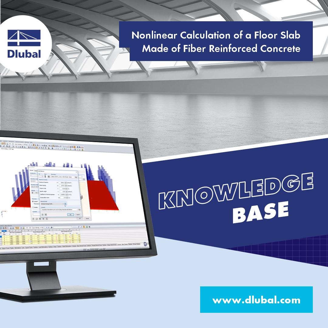 Nonlinear Calculation of a Floor Slab \n Made of Fiber Reinforced Concrete