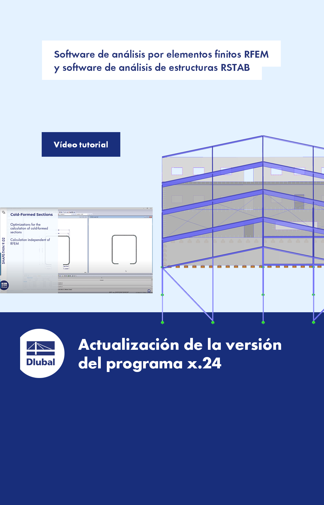 FEM-Statiksoftware RFEM und \n Stabwerksprogramm RSTAB