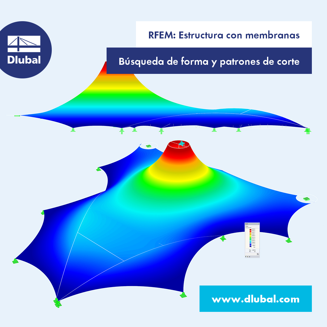 RFEM: estructuras tipo membrana