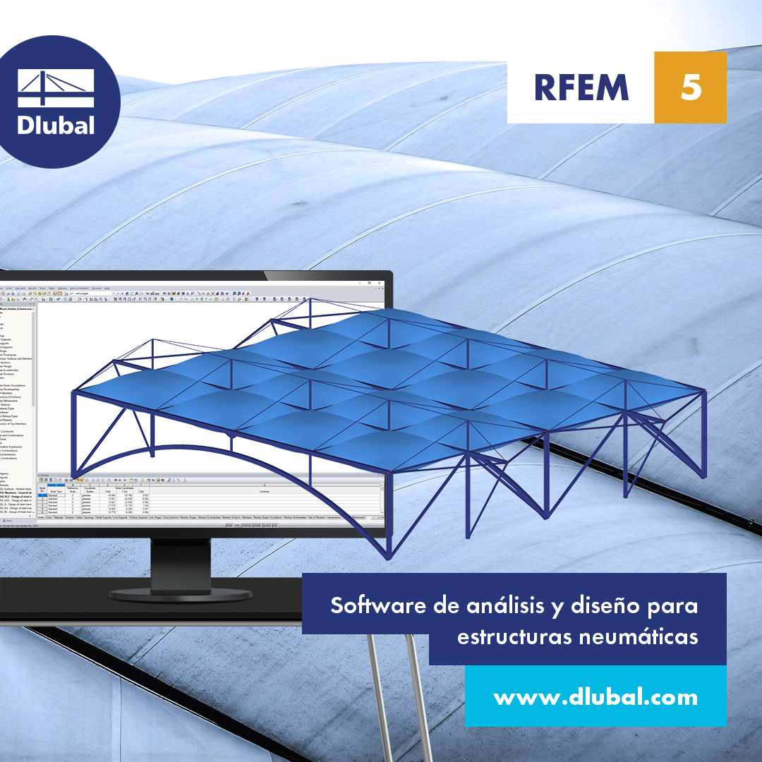 Software de ingeniería estructural para estructuras neumáticas