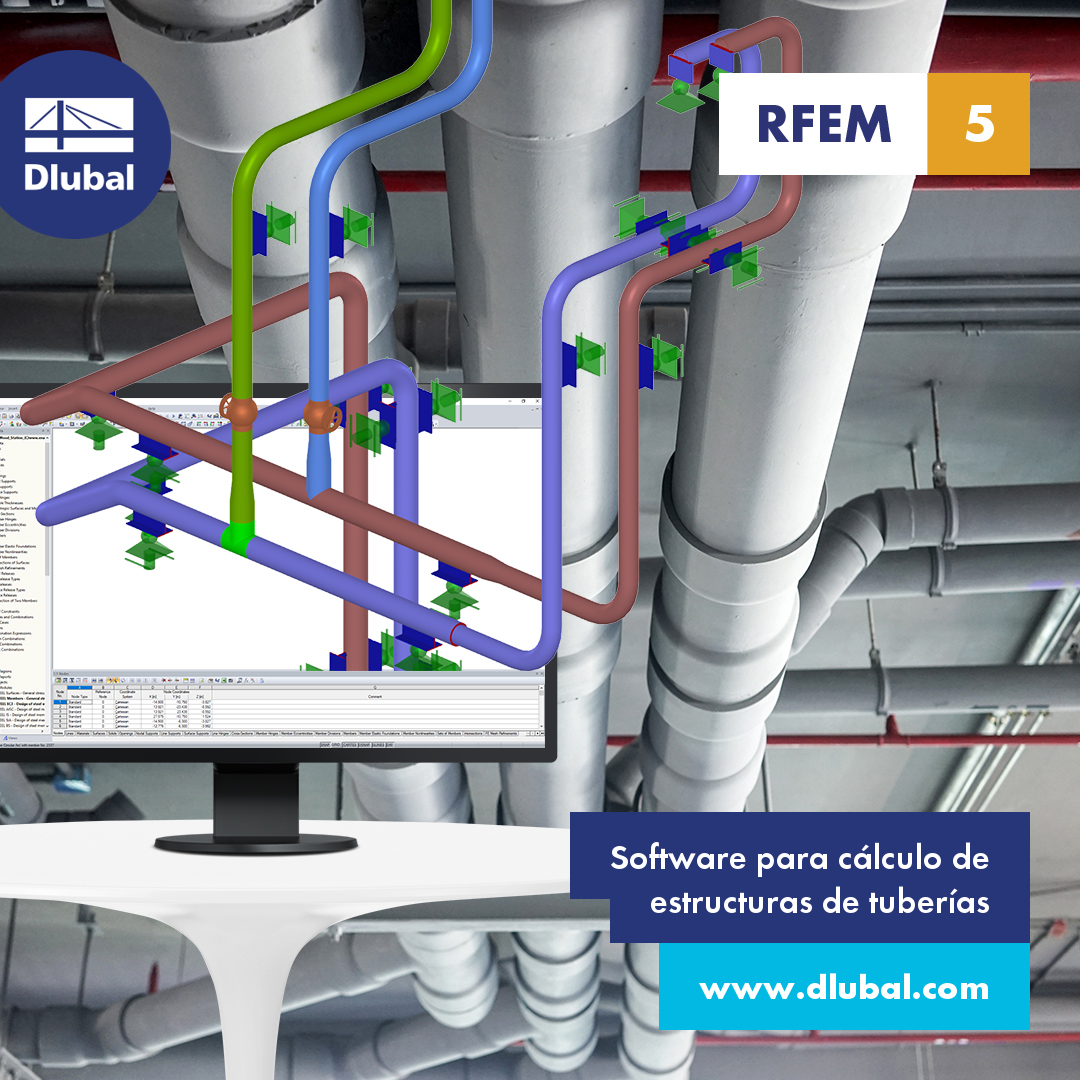 Software para cálculo de \n estructuras de tuberías