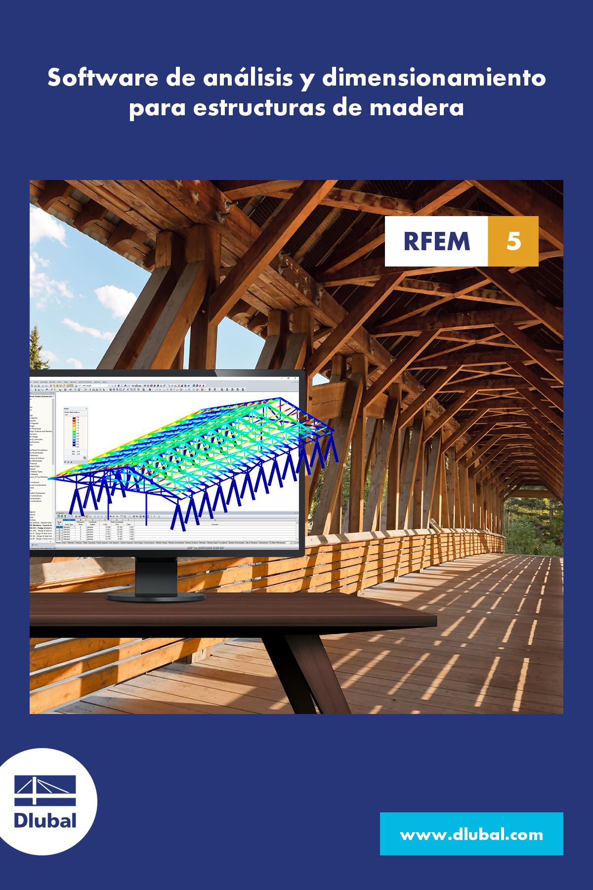 Software de análisis y dimensionamiento para estructuras de madera