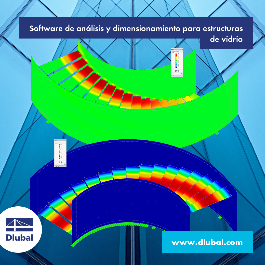 Software de análisis para estructuras de vidrio