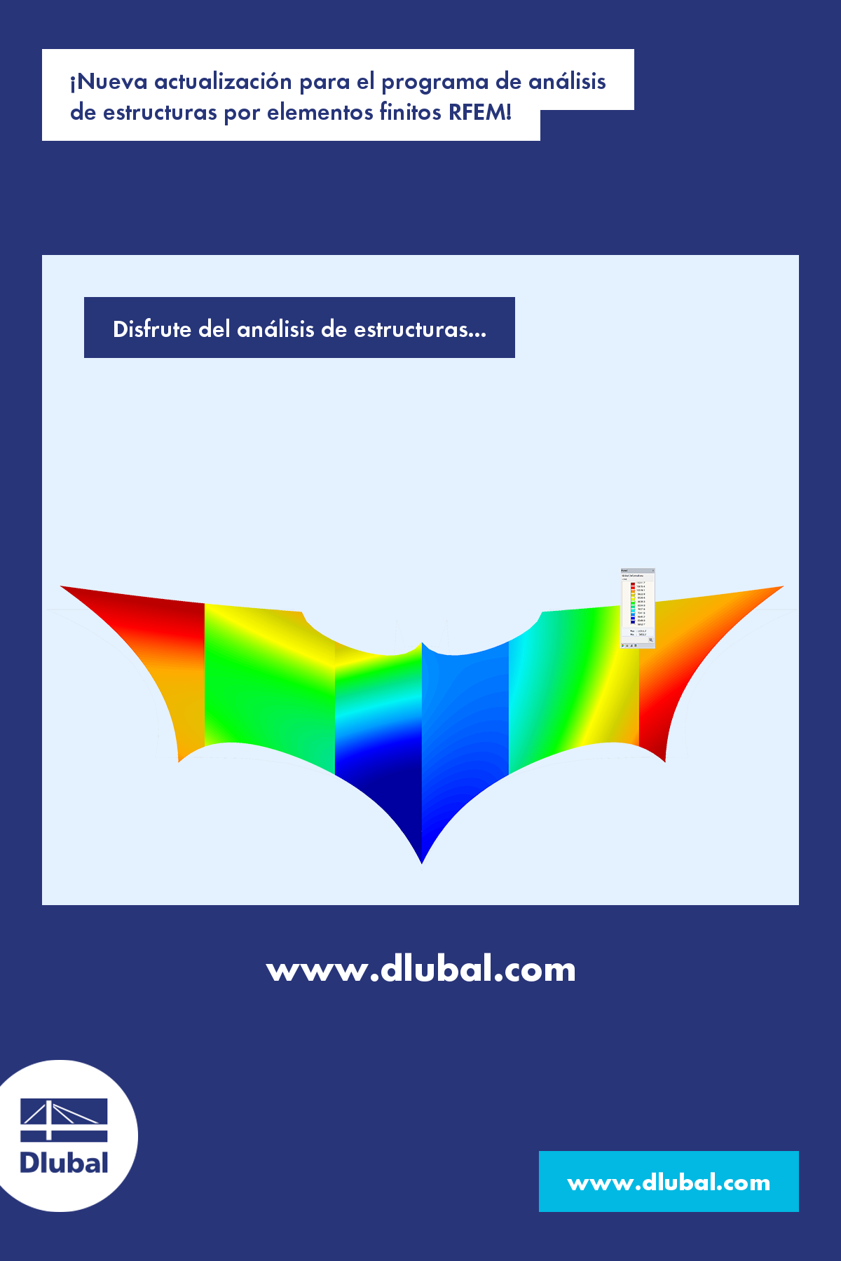 ¡Nueva actualización para el programa de análisis de estructuras por elementos finitos RFEM!