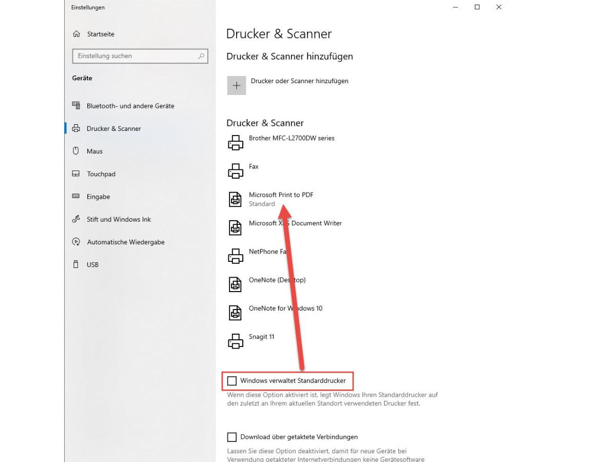 Configuración de la impresora