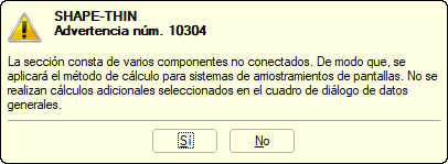 Cálculo según la teoría de los sistemas de rigidización