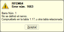 Error núm. 1663