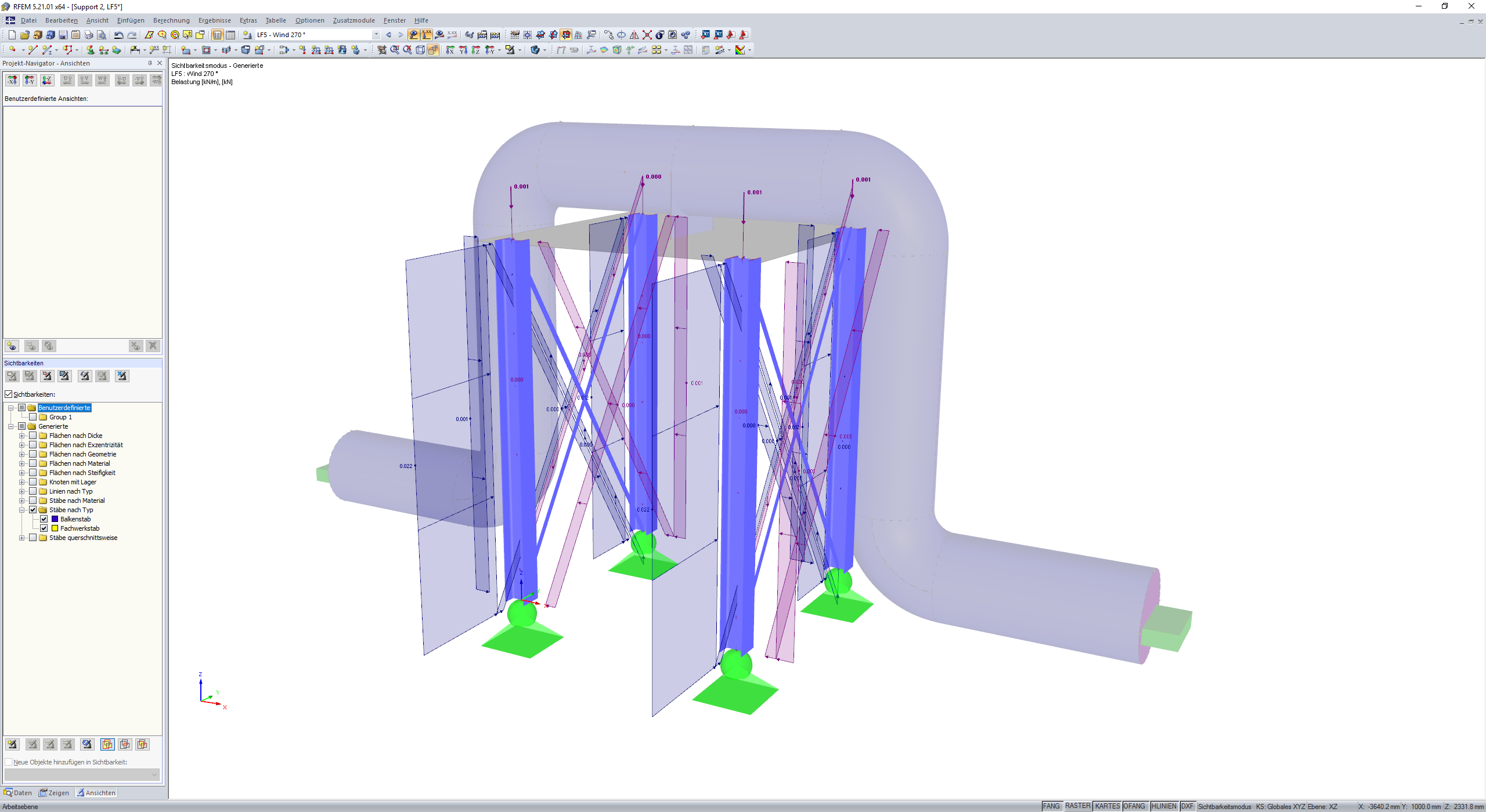 Carga equivalente de RWIND Simulation