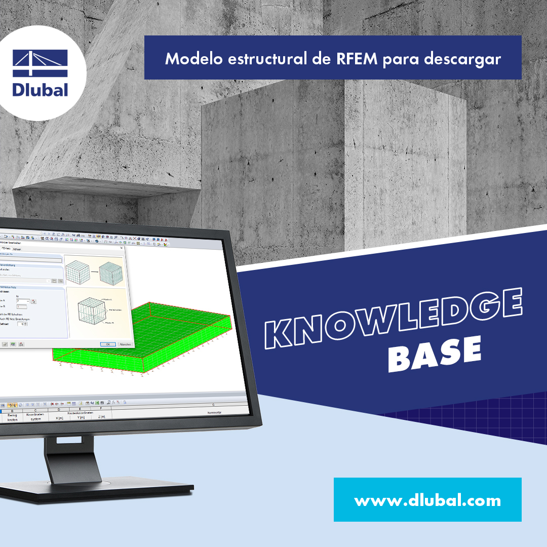 Modelo estructural de RFEM para descargar