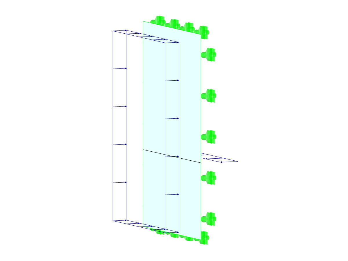 Isolierglasscheibe mit beidseitiger Belastung