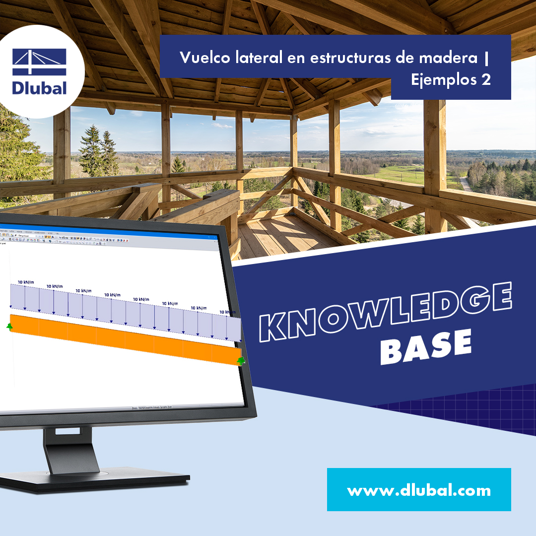 Vuelco lateral en estructuras de madera | Ejemplos 2