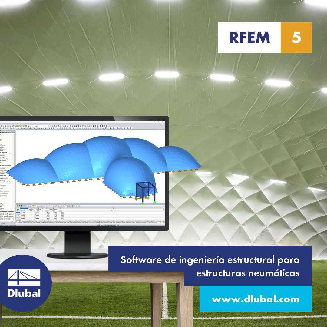 Software de ingeniería estructural para estructuras neumáticas