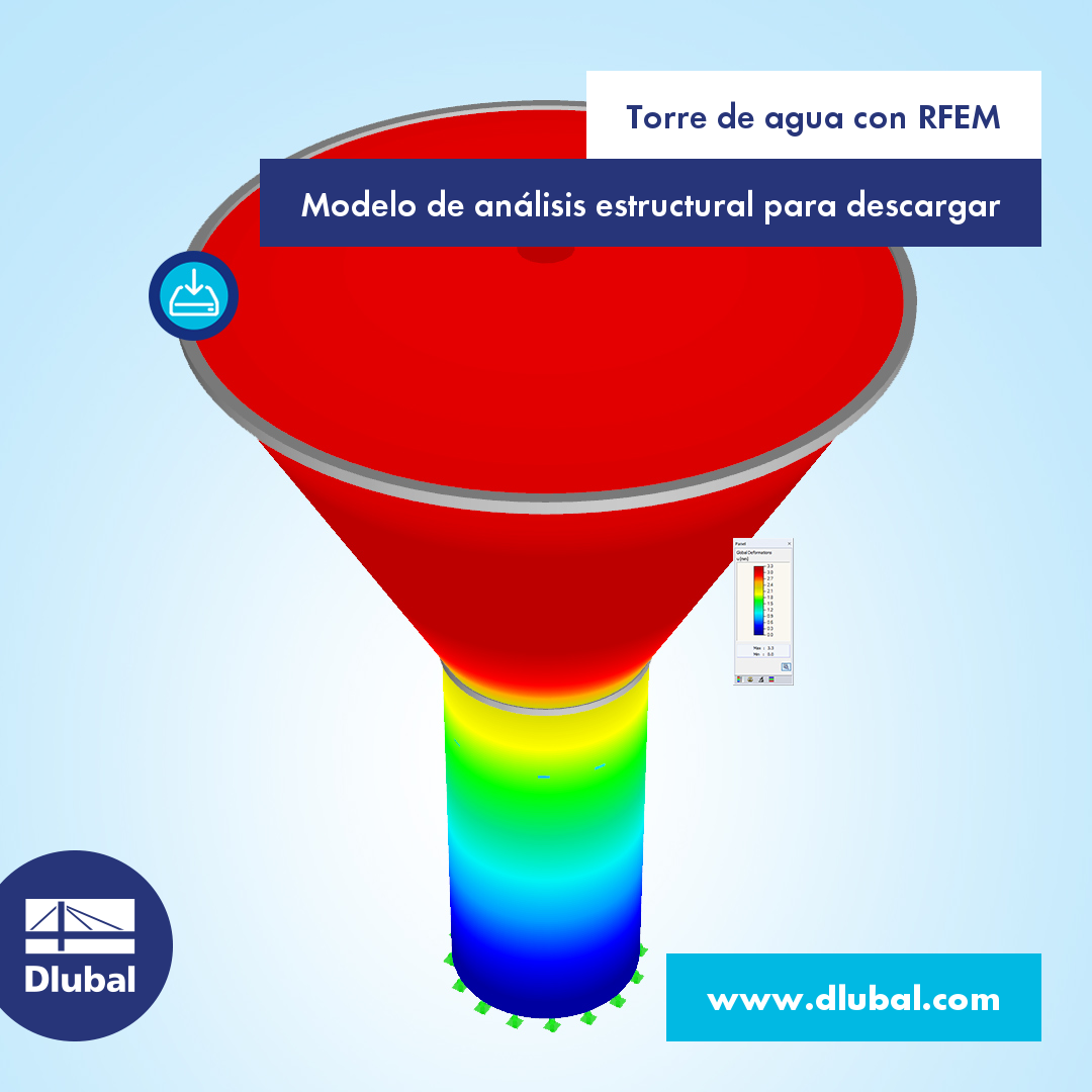 Torre de agua con RFEM