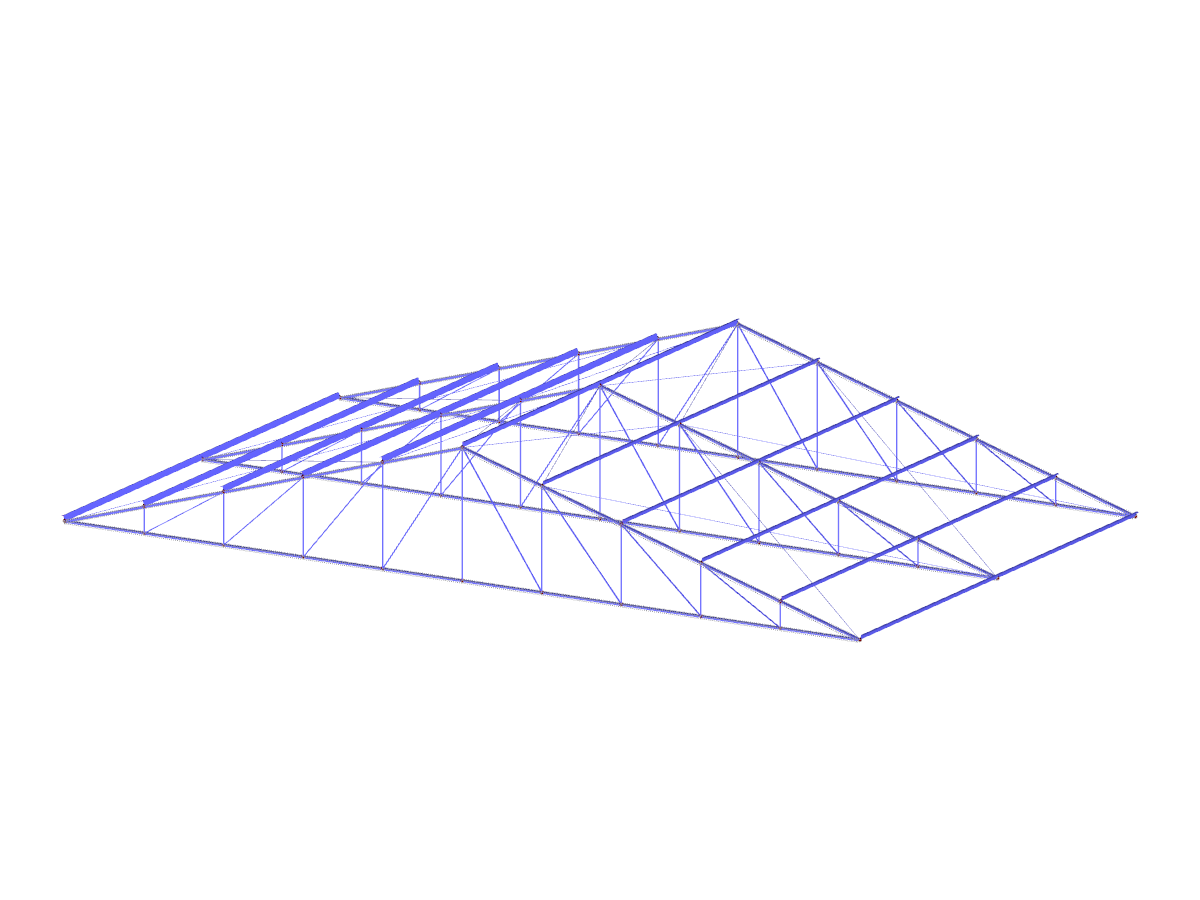Estructura de techo de metal