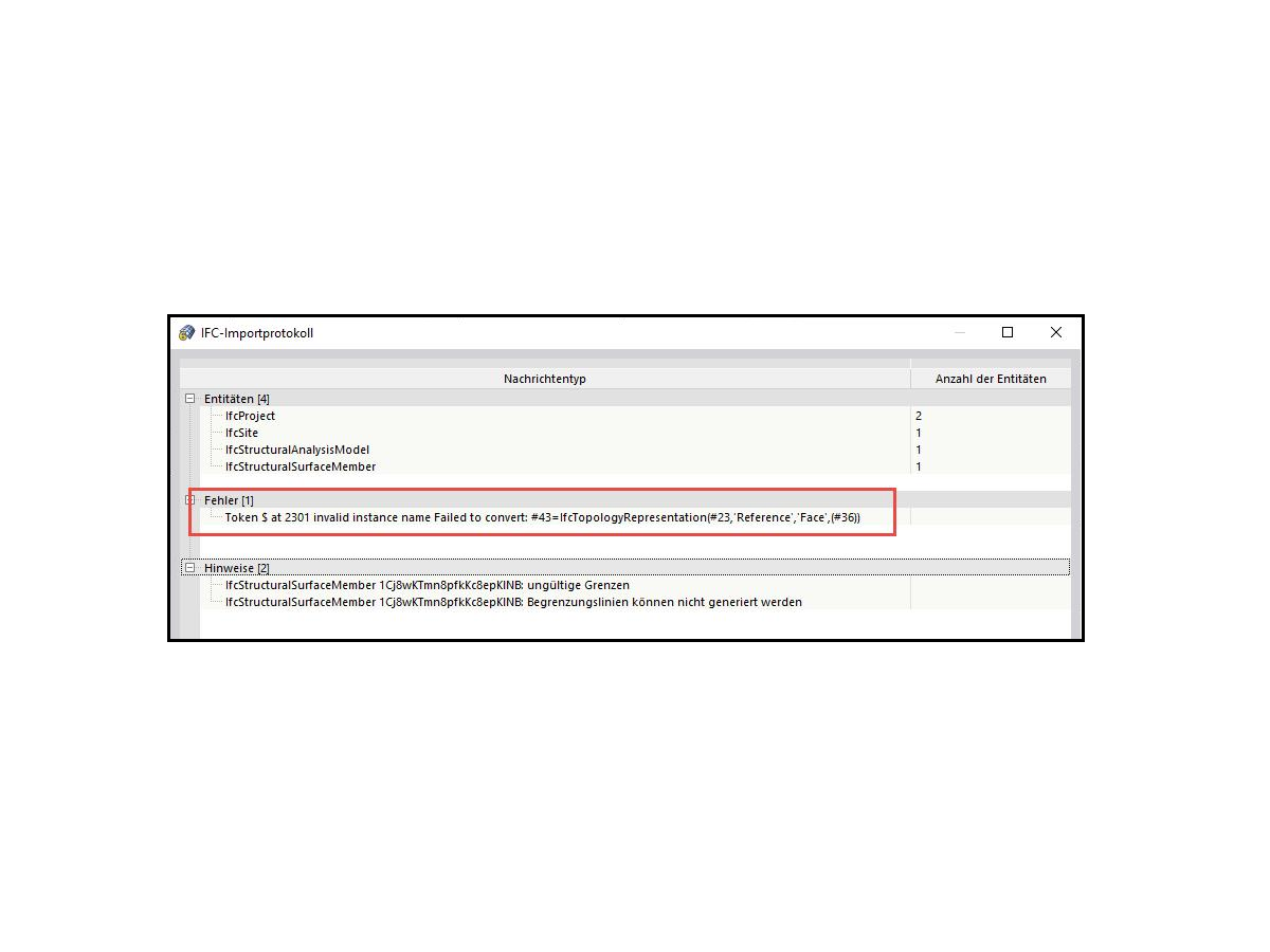 FAQ 005080 | Cuando intento importar un elemento de Python a RFEM, aparece un mensaje de error. ¿Cómo puedo resolver el problema?