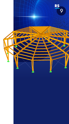 Familia RSTAB 9 | Estructuras de hormigón, acero, madera, etc.