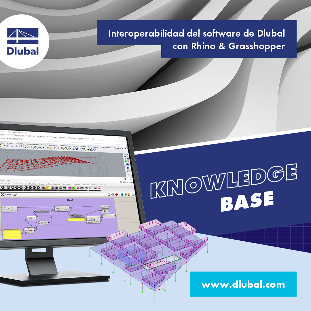 Interoperabilidad del software de Dlubal \n con Rhino & Grasshopper