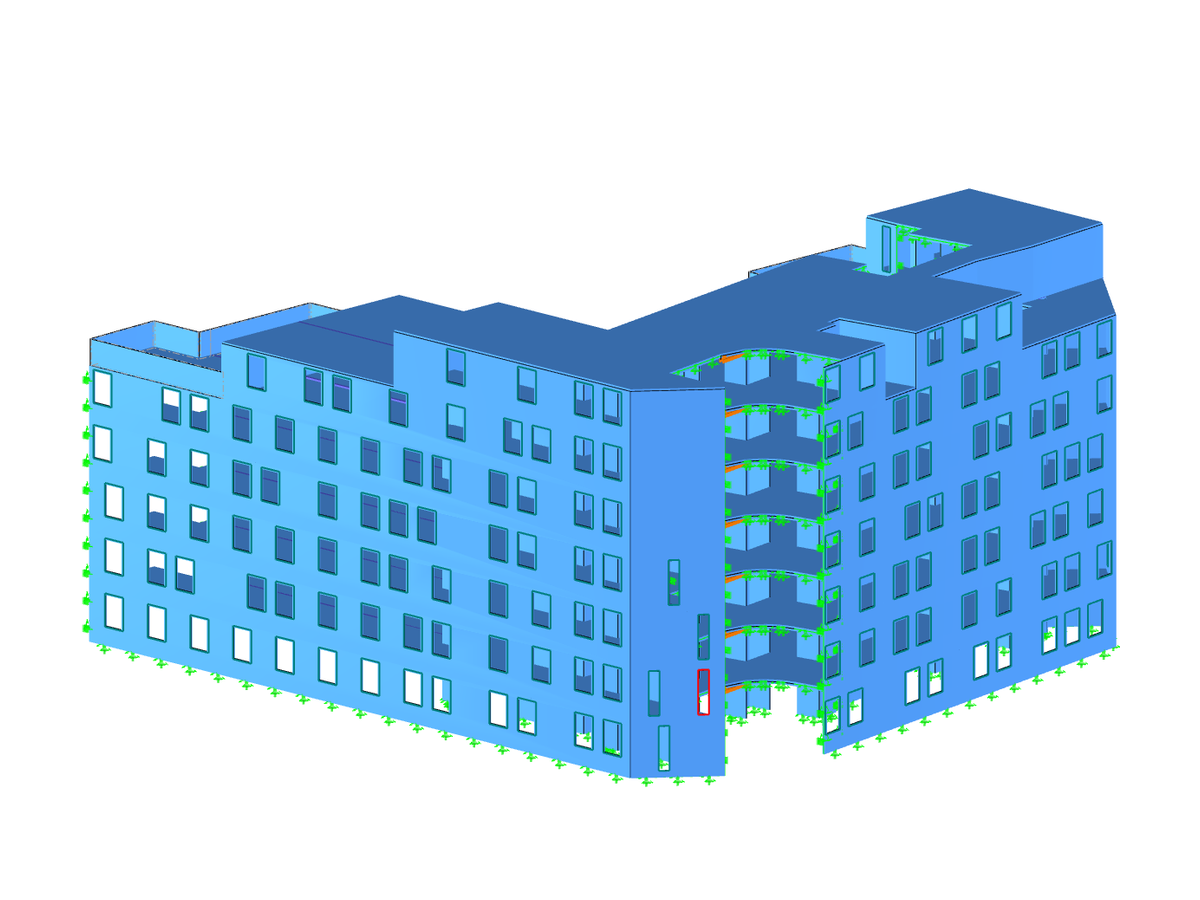 Modelo de la estructura de madera del hotel Jo & Joe