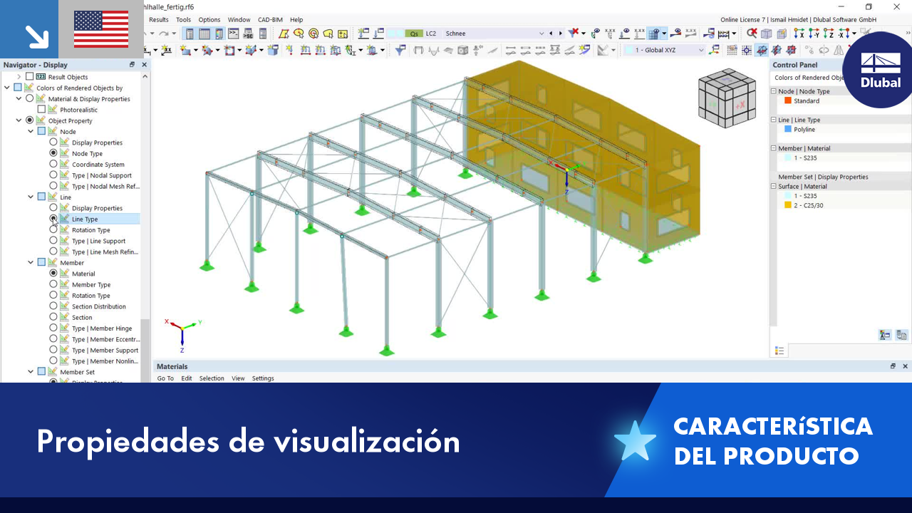 Propiedades de visualización