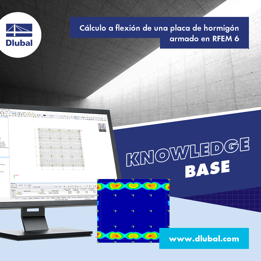 Biegebemessung einer Stahlbetonplatte in RFEM 6