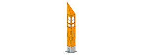 Modelo de torre en RFEM (© ingwh)