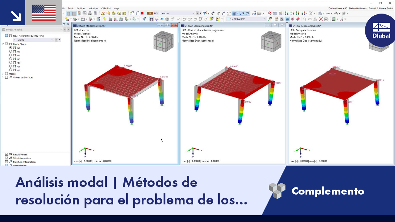 Vídeo: Análisis modal | Métodos de resolución para el problema de valores propios