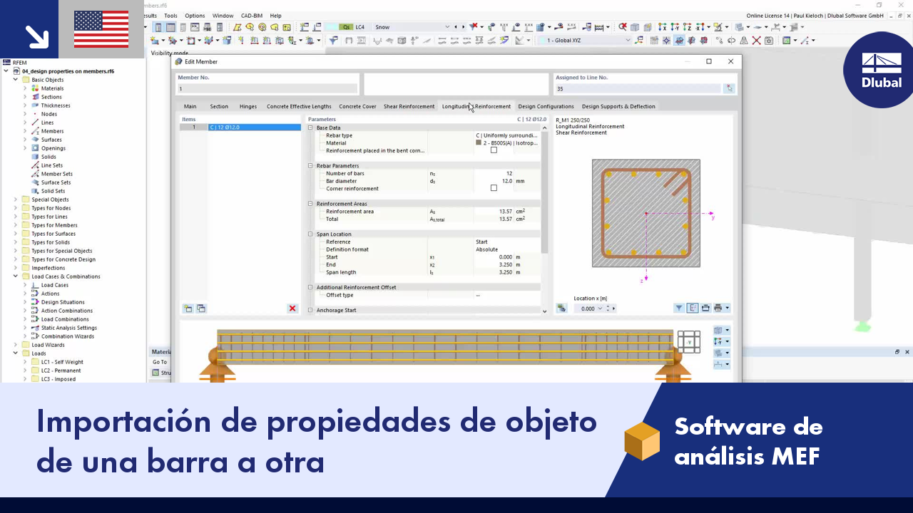 Vídeo: Importación de propiedades de objeto de una barra a otra