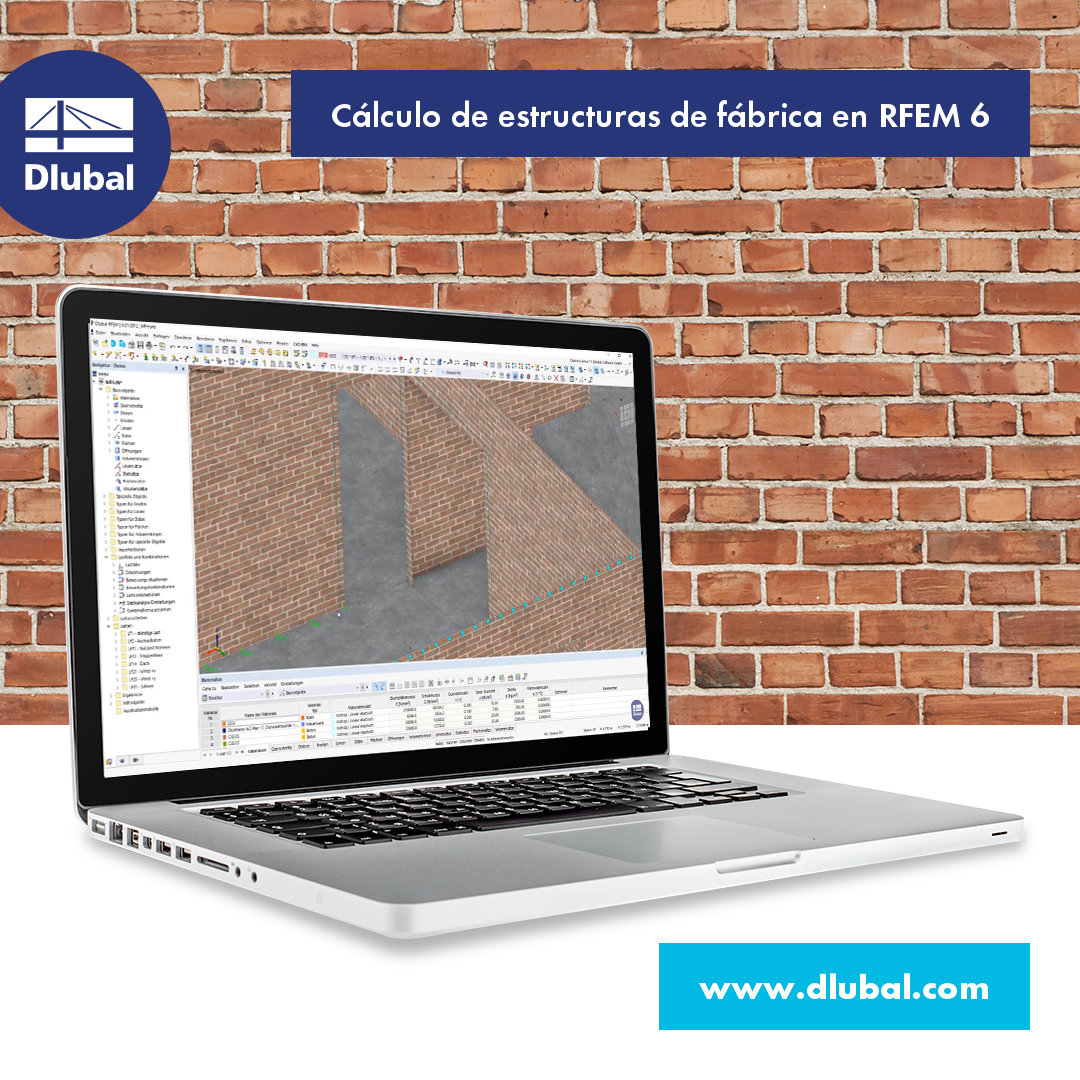 Cálculo de estructuras de fábrica en RFEM 6