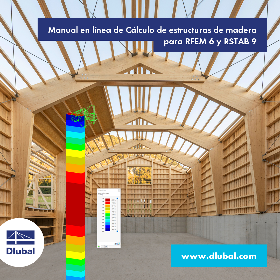 Diseño de madera manual en línea para RFEM 6\n y RSTAB 9