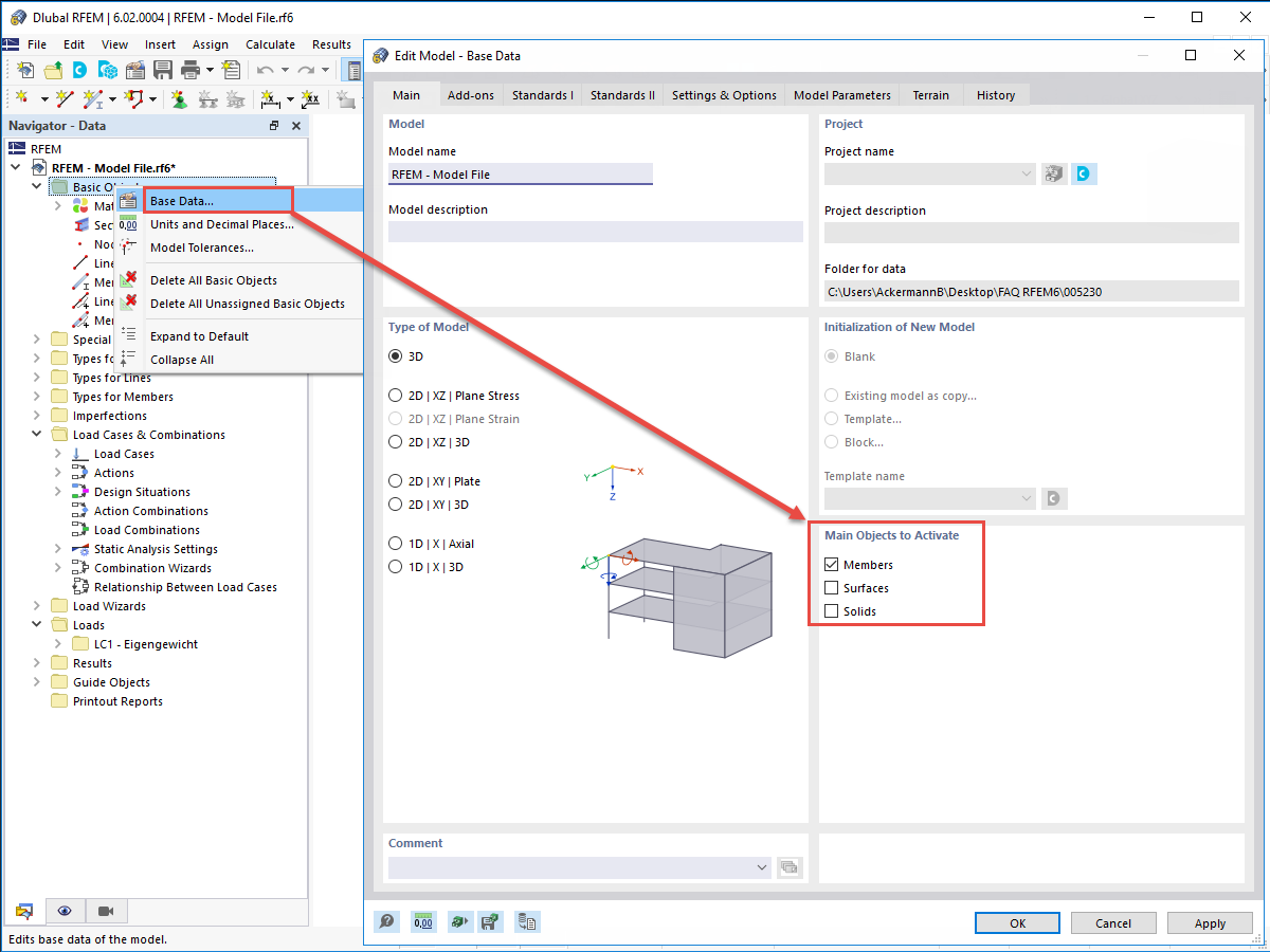 FAQ 005230 | ¿Por qué no es posible crear superficies en mi modelo de RFEM?