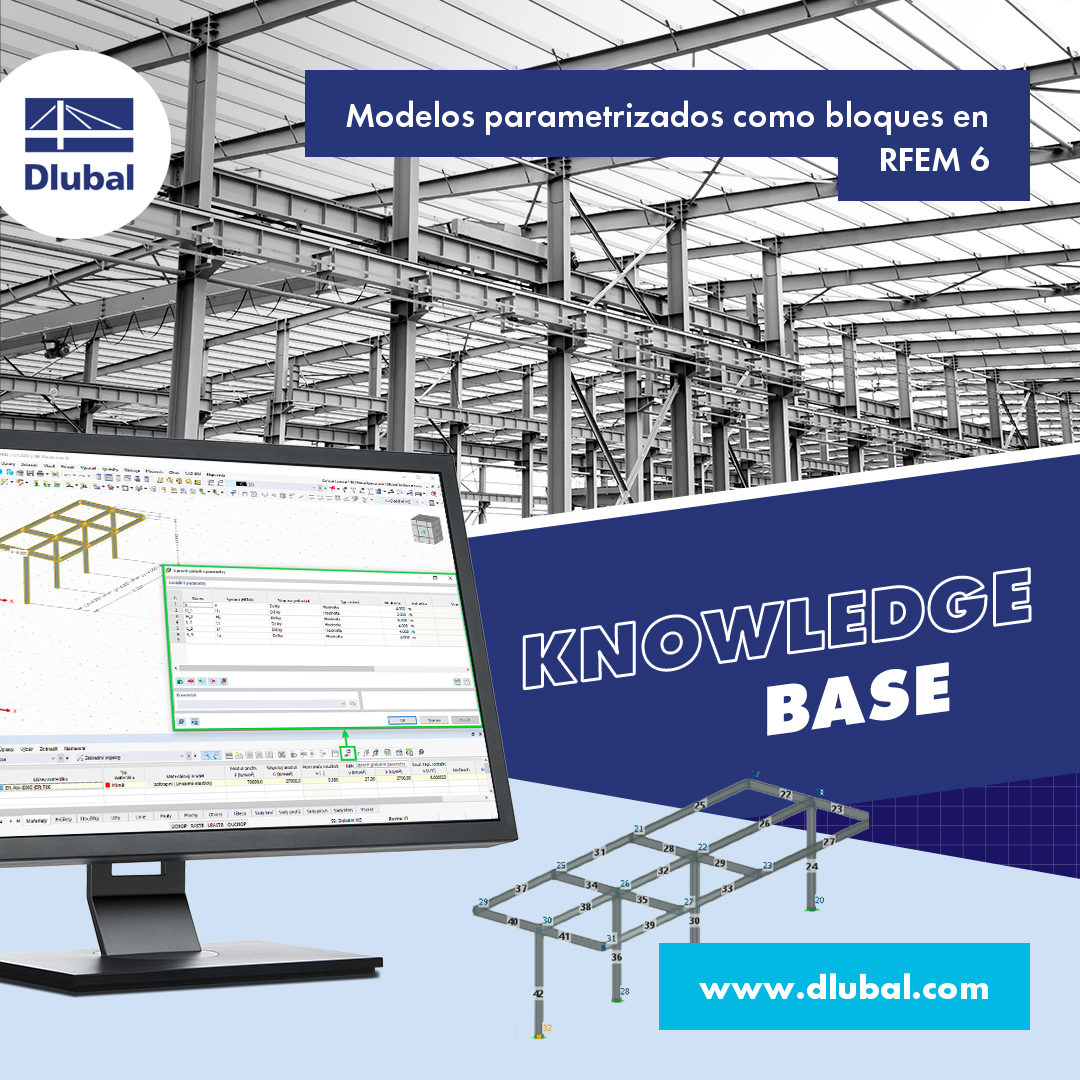 Modelos parametrizados como bloques en RFEM 6