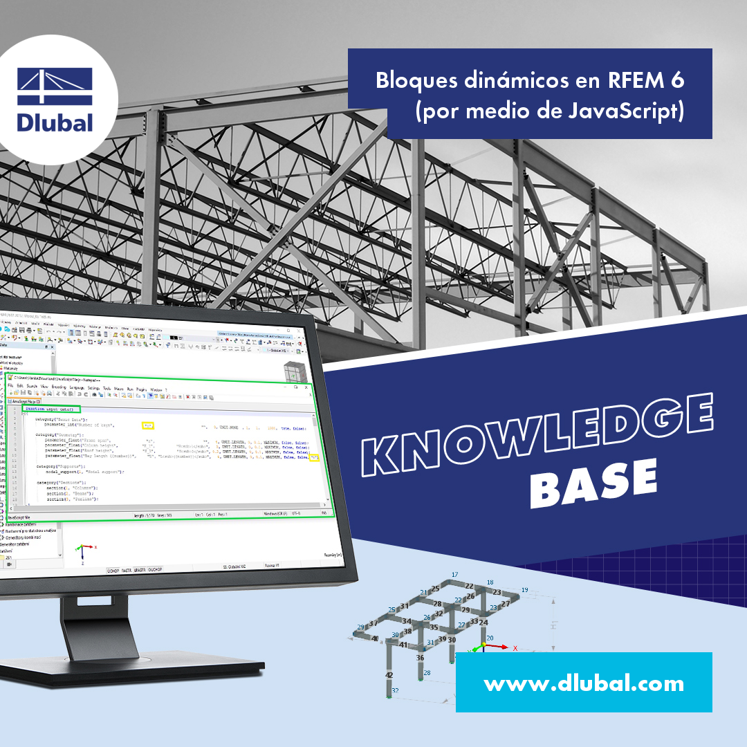 Bloques dinámicos en RFEM 6 (por medio de JavaScript)