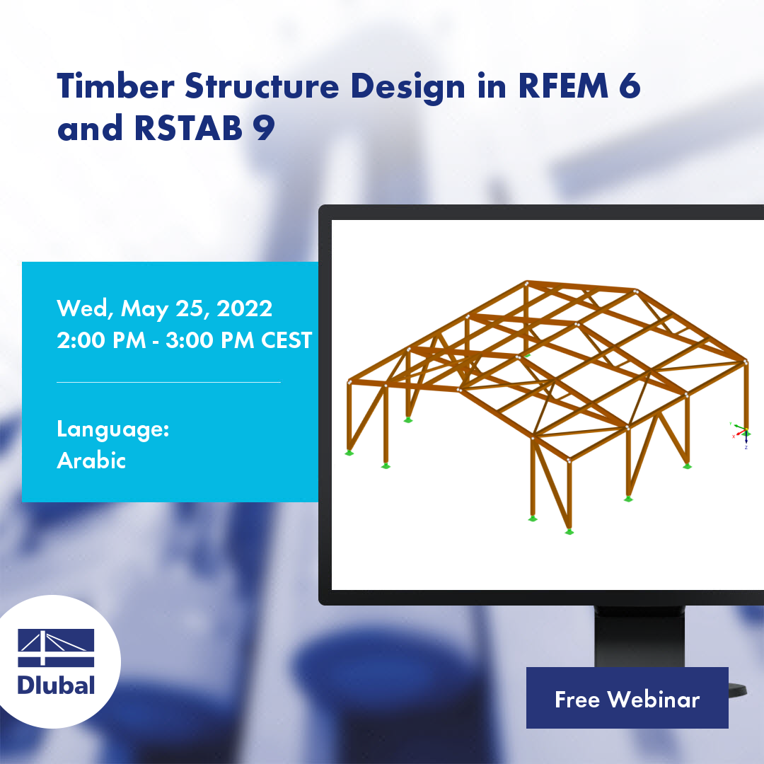 Cálculo de estructuras de madera en RFEM 6 y RSTAB 9