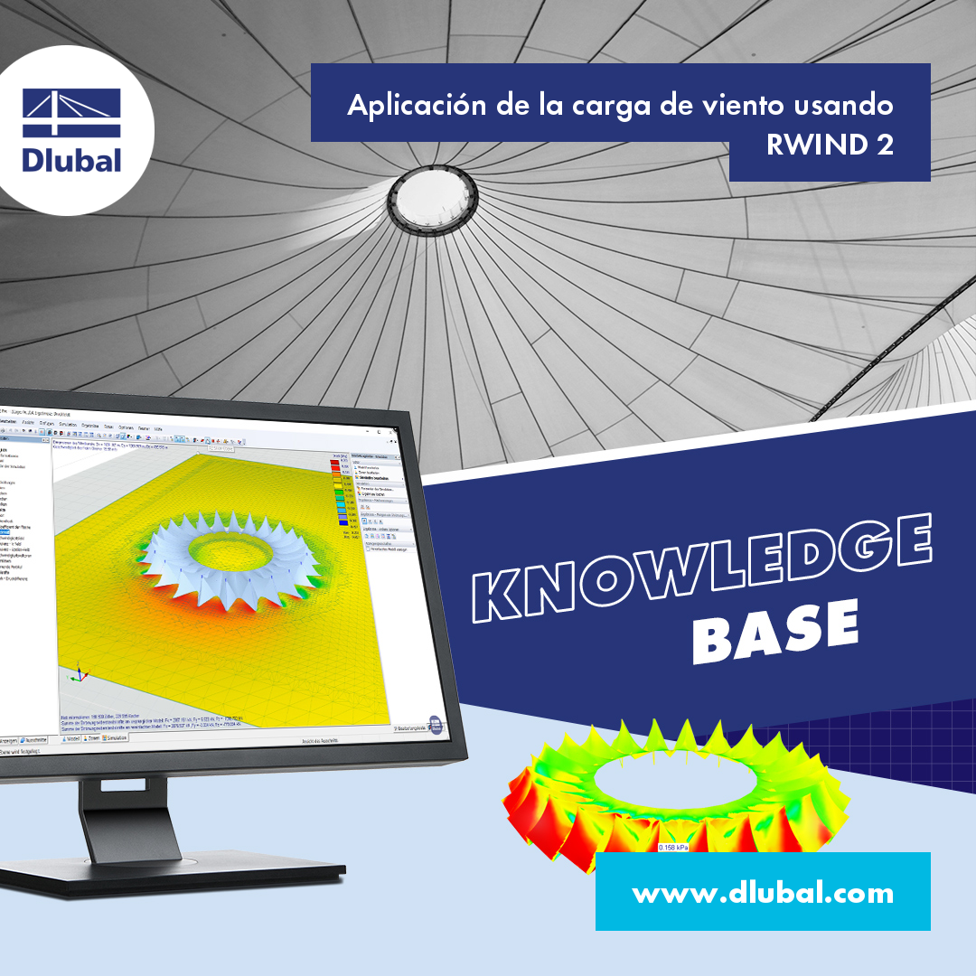 Aplicación de la carga de viento usando RWIND 2