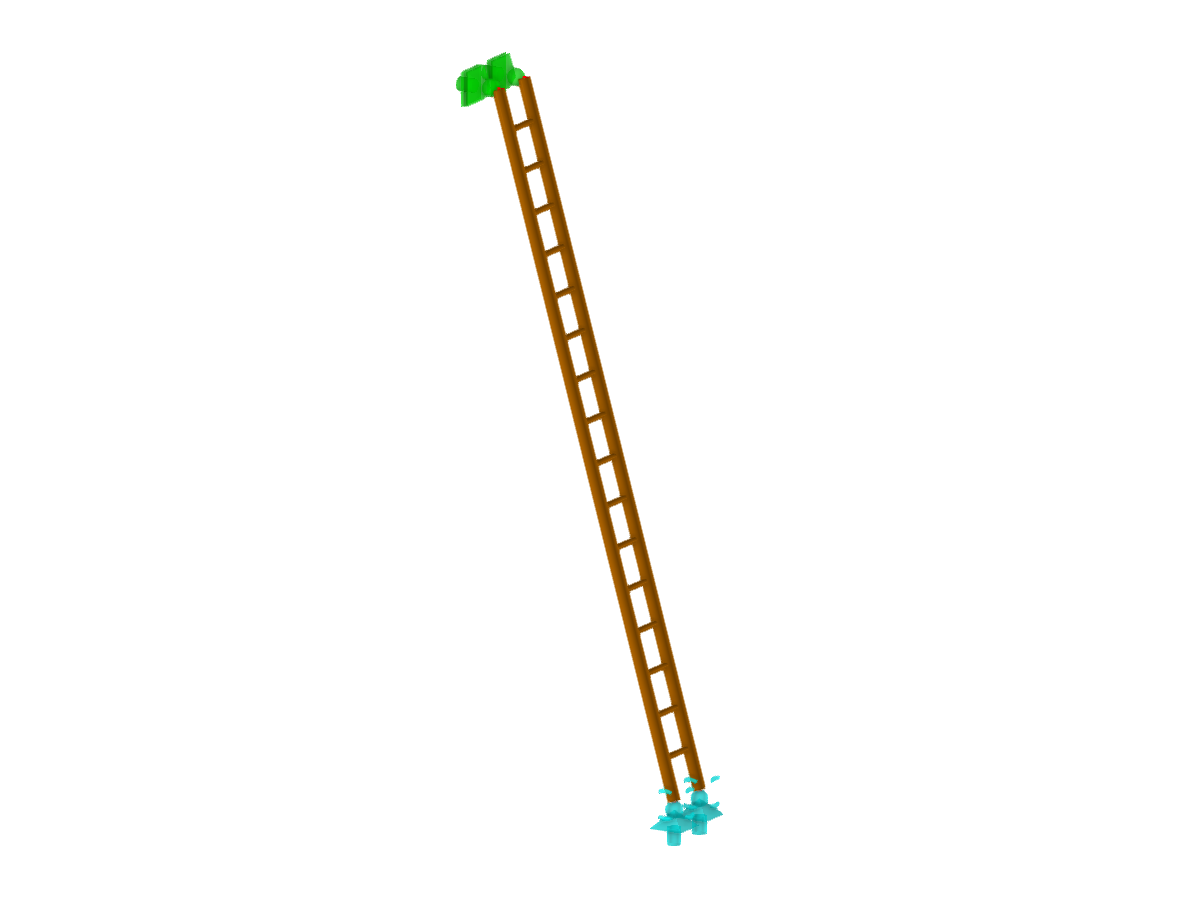 Modelo 003343 | Ladder with Friction Support | Model from Online Training