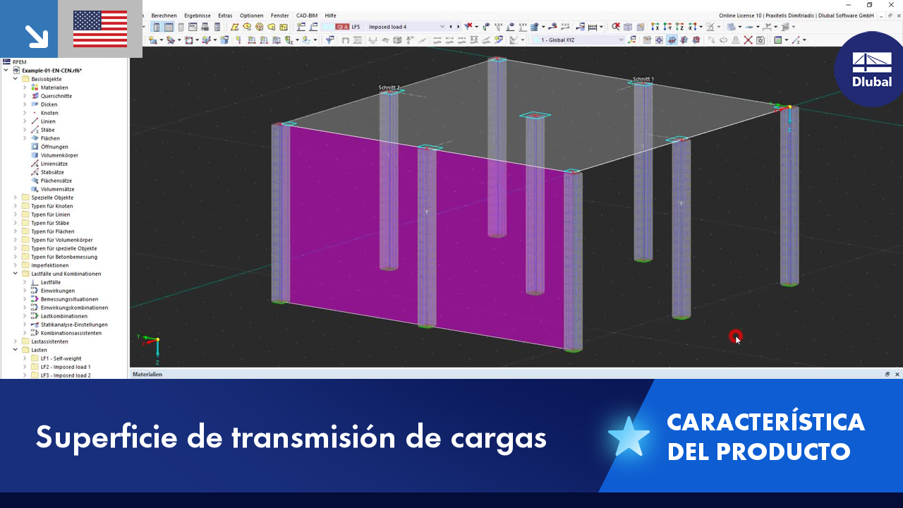 Superficie de transmisión de cargas