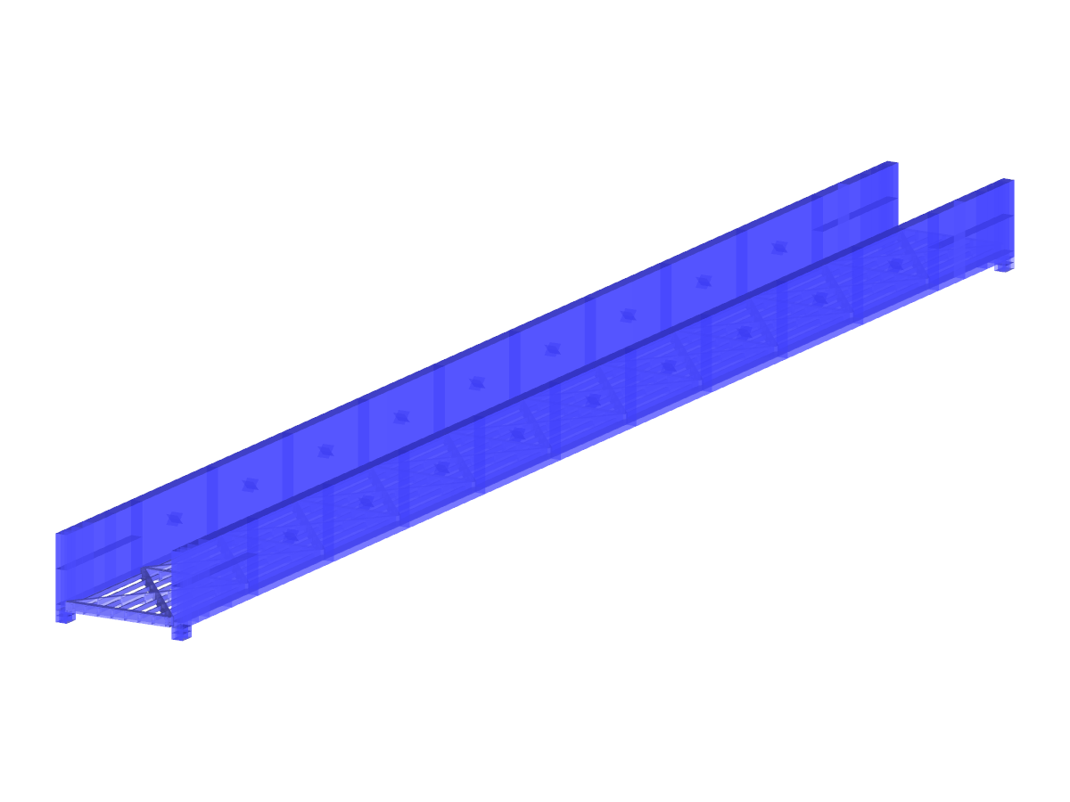 Modelo 003457 | Pasarela de madera sobre el río Serio