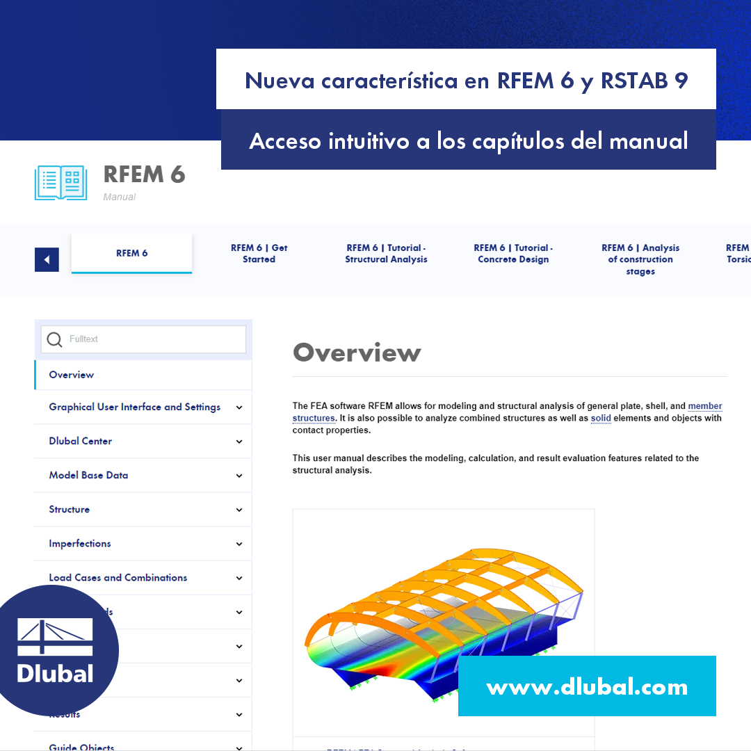 Nueva característica en RFEM 6 y RSTAB 9
