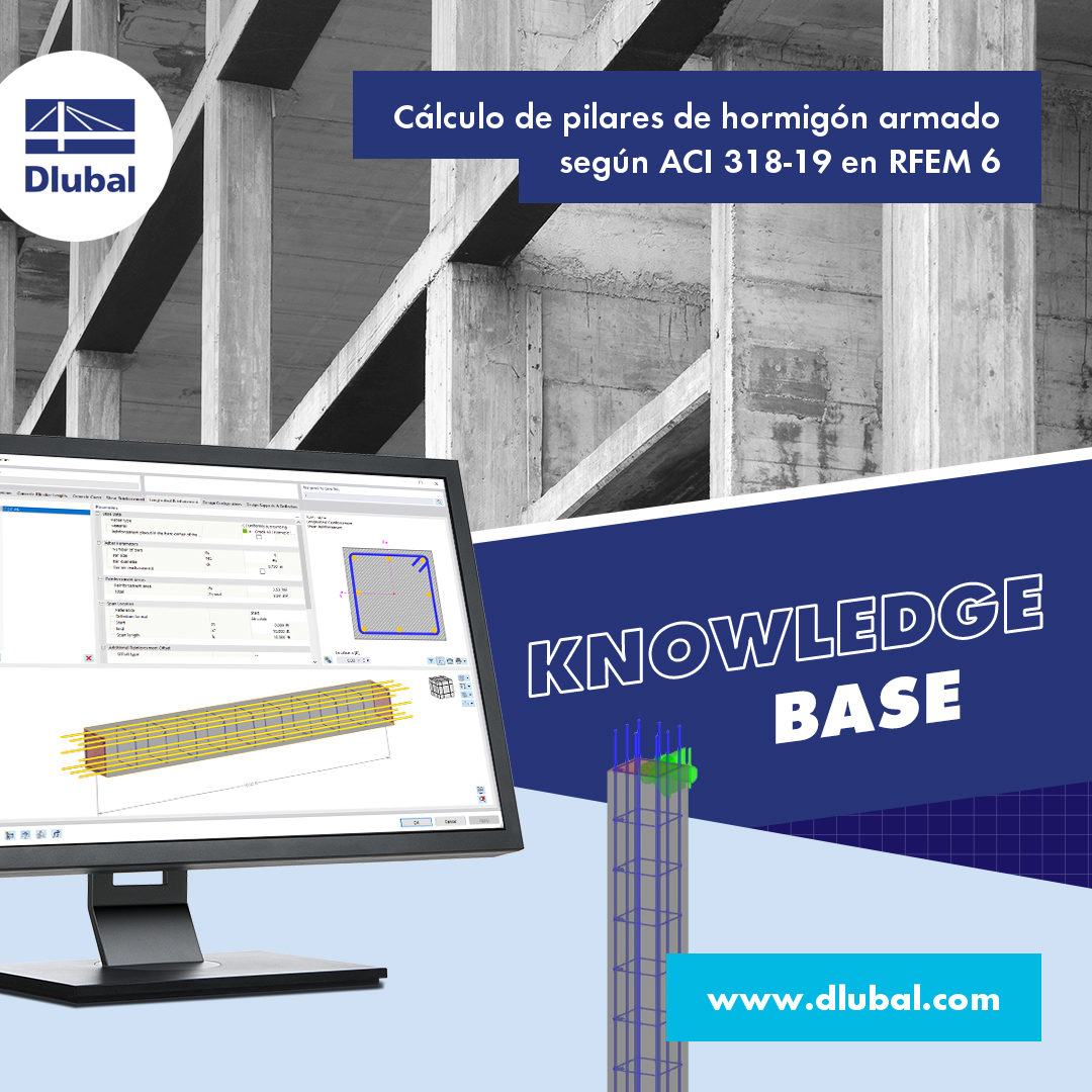 Cálculo de pilares de hormigón armado según ACI 318-19 en RFEM 6