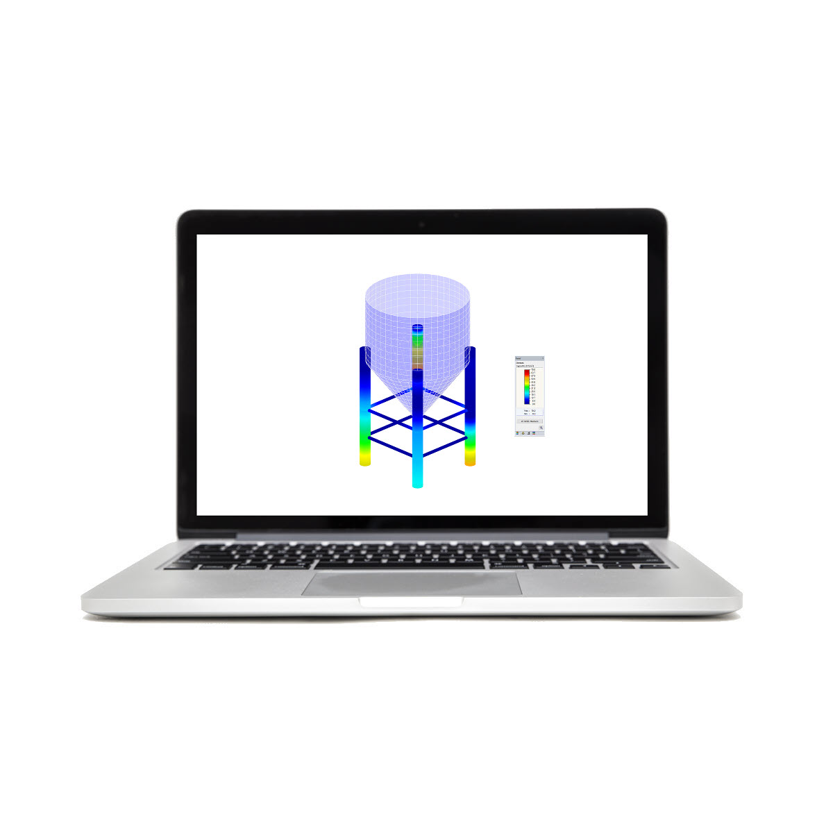 RFEM 6 | Análisis tensión-deformación | Manuales en línea