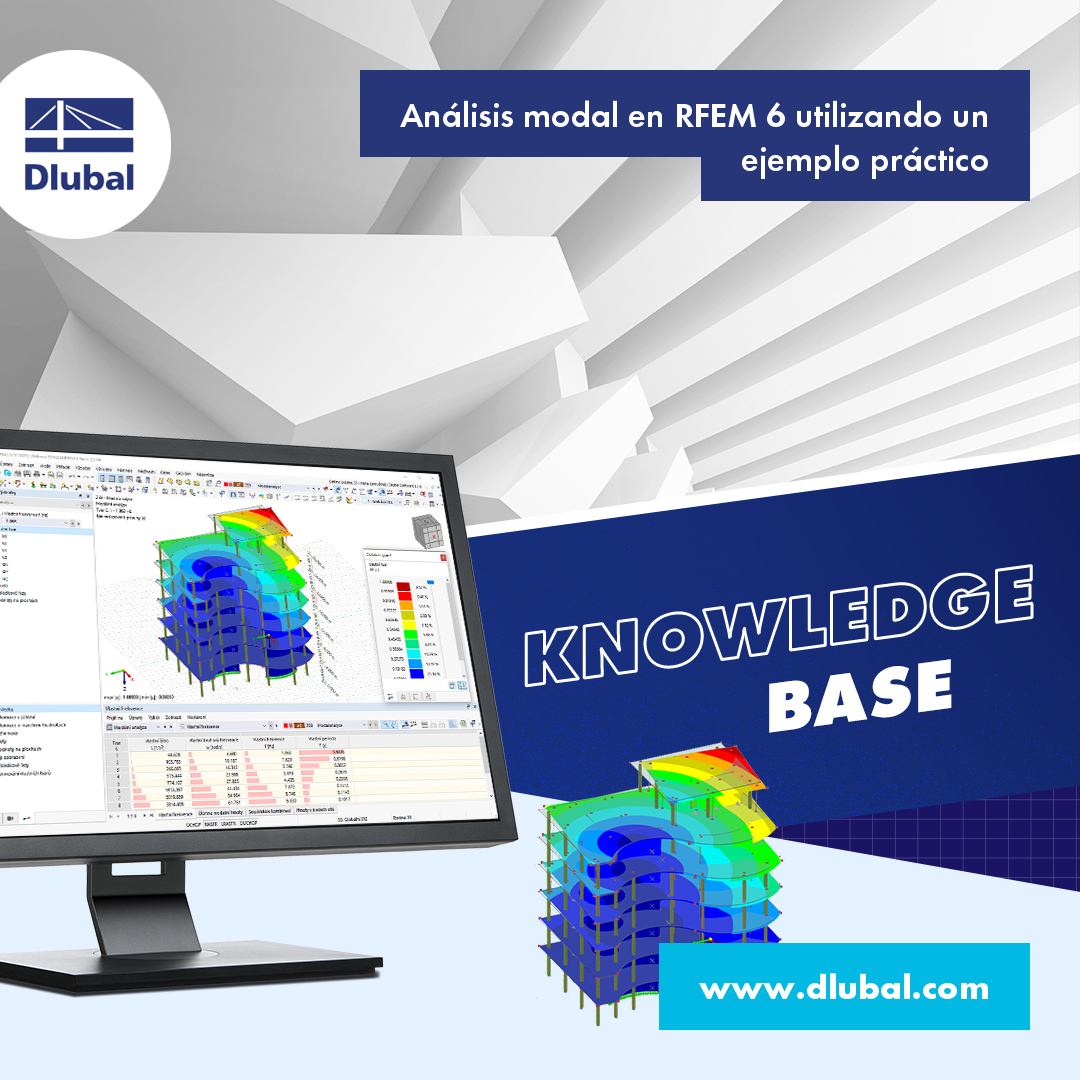 Análisis modal en RFEM 6 utilizando un ejemplo práctico