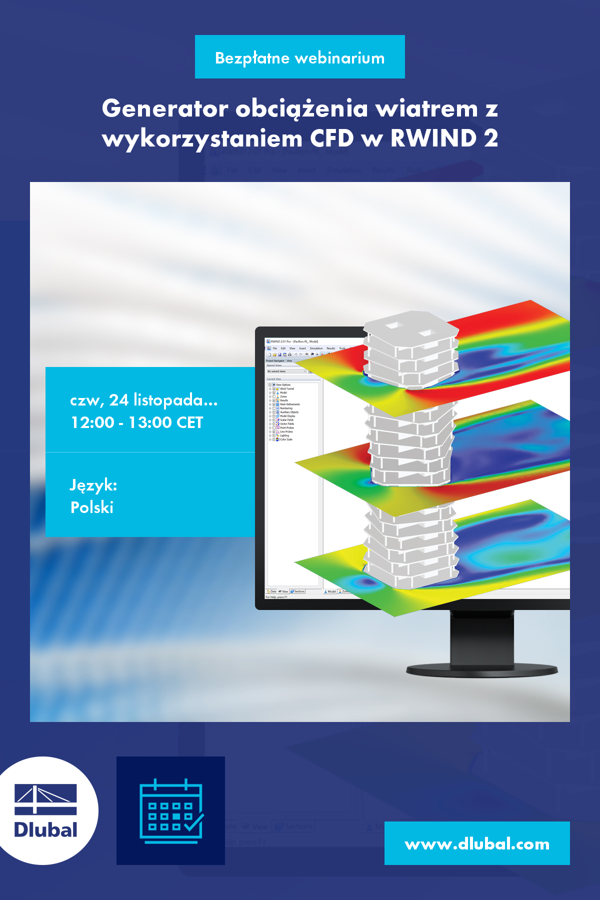 Generador de carga eólica usando CFD en RWIND 2