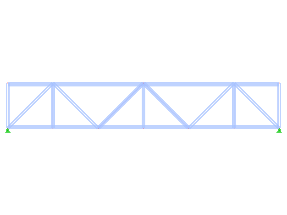 ID del modelo 436 | FT007 | Truss con cuerdas paralelas