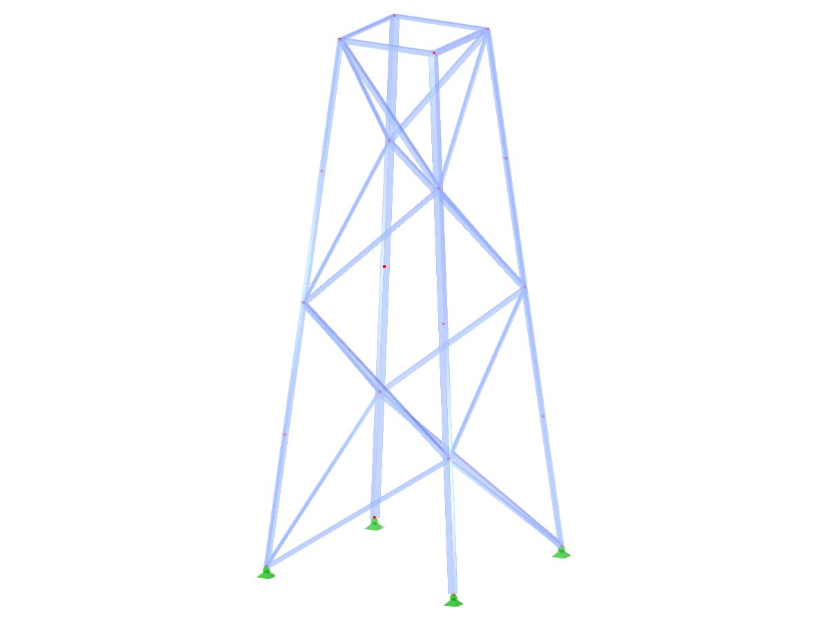 Modelo ID 2084 | TSR014-b | Torre de celosía