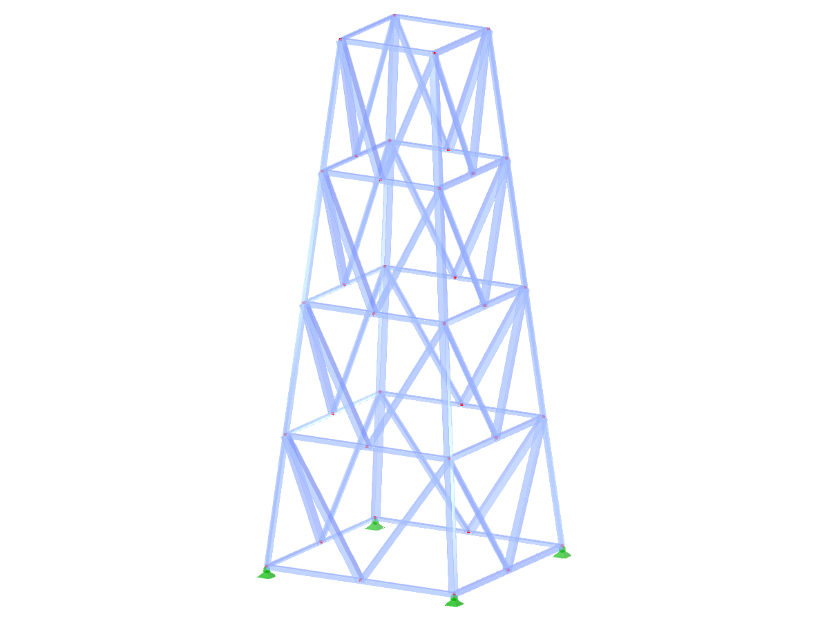 ID del modelo 2095 | TSR051 | Torre de celosía