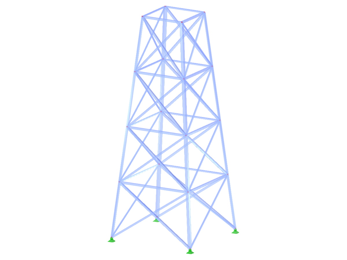 ID de modelo 2116 | TSR035-a | Torre de celosía