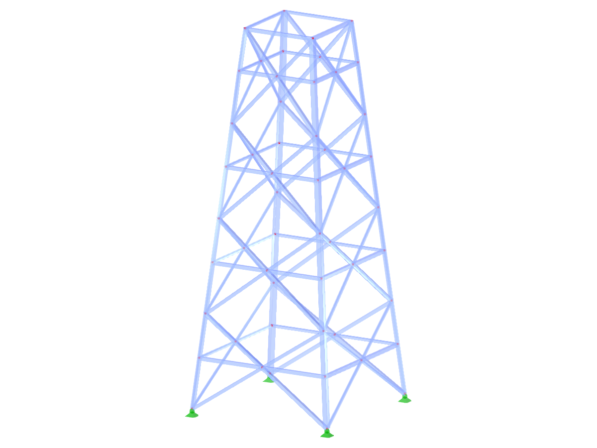 ID de modelo 2119 | TSR036 | Torre de celosía