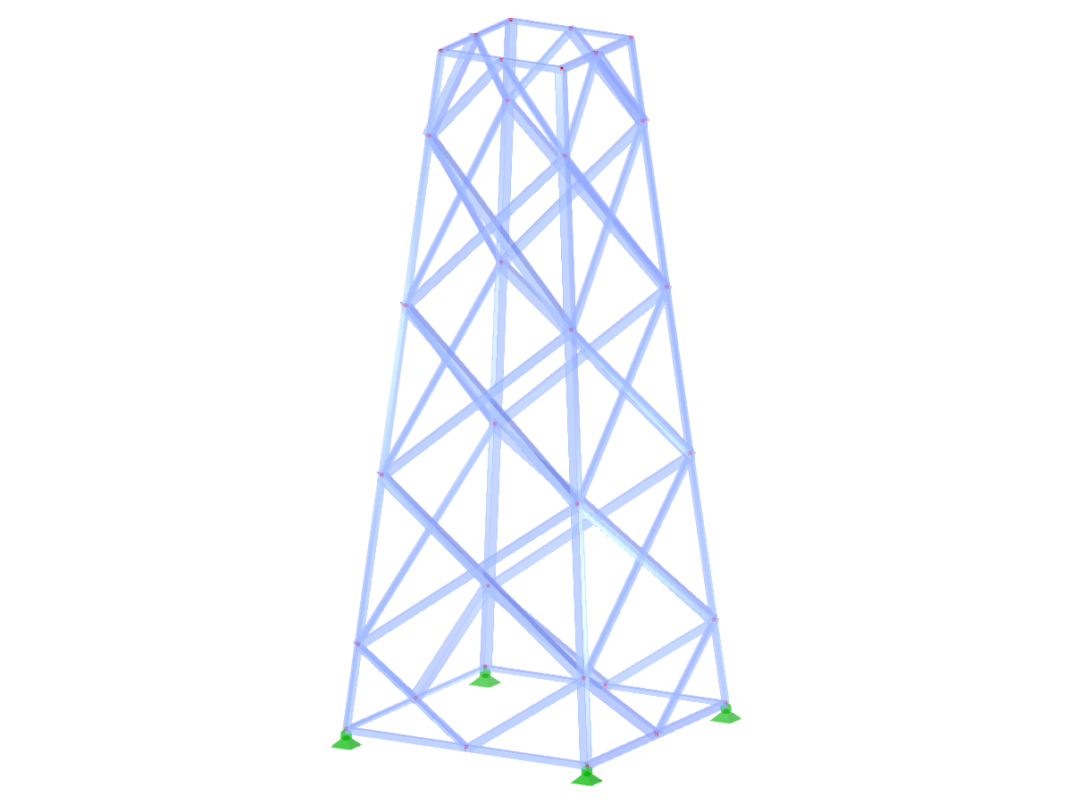 ID del modelo 2135 | TSR038-a | Torre de celosía